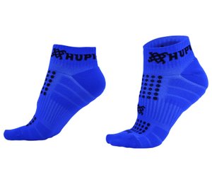 Meia Curta para Corrida HUPI Running Pro Azul Oceano