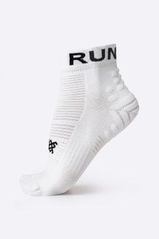 Meia Curta para Corrida HUPI Running Pro Run Branco Meia Curta para Corrida HUPI Running Pro Run Branco