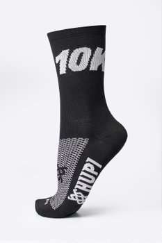 Meia HUPI 10K Preto - LT para pés menores 34-38