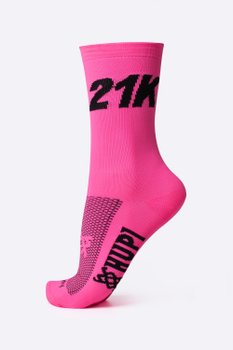 Meia HUPI 21K Rosa - LT para pés menores 34-38