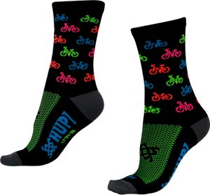 Meia HUPI Bike Colors  -  LT para pés menores 34-38