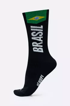 Meia HUPI Brasil 6.0 Preto
