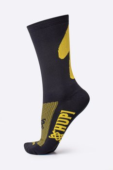 Meia HUPI Caminho da Fé Preta - Tamanho Plus 42-46