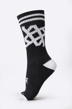 Meia HUPI Cano Longo Crew Preto