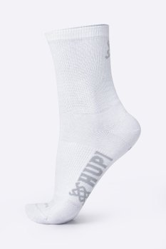 Meia HUPI Casual Cano Longo Algodão Branco