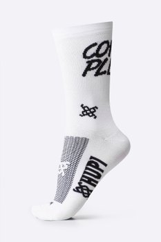 Meia HUPI Coffee Please Branco Plus (42 a 46)