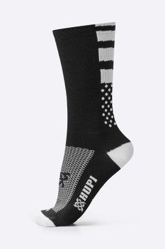 Meia HUPI Focus Preto e Branco 