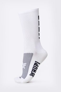 Meia HUPI Keep Running Branco - Plus 42 ao 46