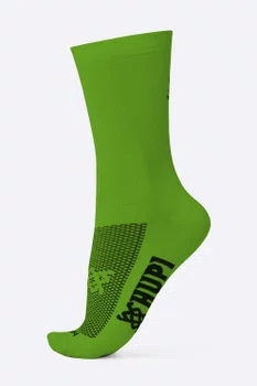 Meia HUPI Lisa Verde Limao