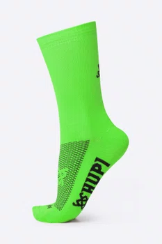 Meia HUPI Lisa Verde Neon - Tamanho Plus 42-46