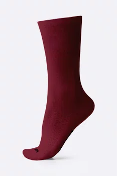 Meia HUPI Lisa Vinho Merlot - Tamanho Plus 42-46