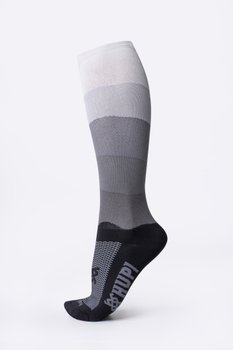 Meia HUPI Longa Colors Preto e Cinza