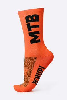 Meia HUPI MTB 2 Laranja
