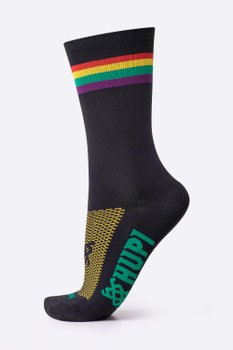 Meia HUPI Rainbow Preto - LT para pés menores 34-38