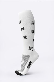 Meia HUPI Run Sprint Branca Longa 
