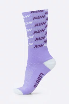 Meia HUPI Run Tri Lilás