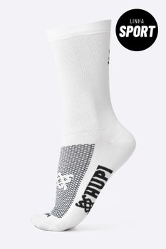 Meia HUPI Sport Branco Liso