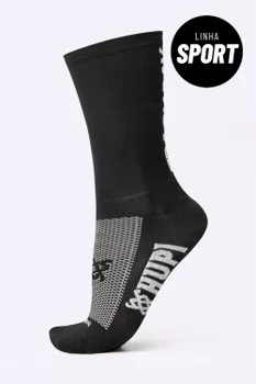 Meia HUPI Sport Track Day Preto