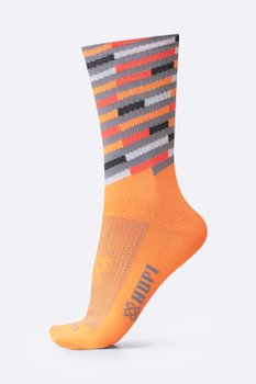 Meia HUPI Triplo Colors Laranja