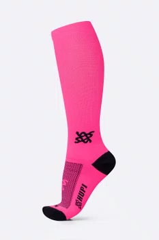 Meia Longa HUPI Lisa Rosa Neon