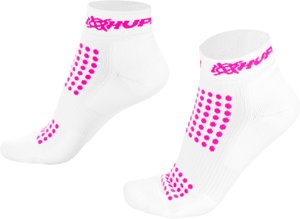 Meia Curta para Corrida HUPI - Running Pro Branco/Rosa Meia Curta para Corrida HUPI - Running Pro Branco/Rosa