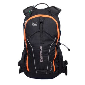 Mochila Curtlo Trail Lite 14L Preto e Laranja