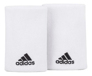 Munhequeira Adidas Grande Branco e Preto Par Unissex