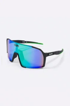 Óculos de Sol  HUPI Andez Preto/Verde - Lente Verde Espelhado