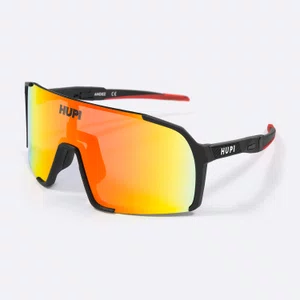 Óculos de Sol  HUPI Andez Preto/Vermelho - Lente Vermelho Espelhado