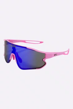 Óculos de Sol HUPI Bornio Rosa - Lente Azul Espelhado