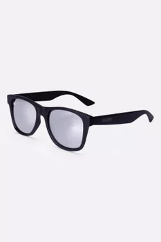 Óculos de Sol HUPI Brile Preto Fosco Lente Prata
