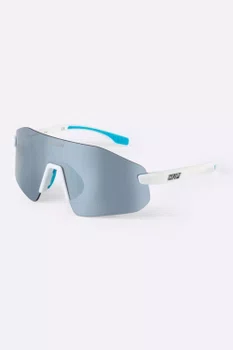 Óculos de Sol HUPI Champs Branco Lente Cristal Espelhado