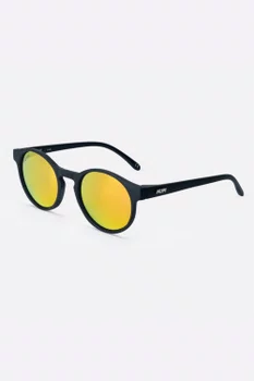 Óculos de Sol HUPI Fly Preto - Lente Dourada Espelhada