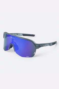 Óculos de Sol HUPI Huez Cinza - Lente Azul Espelhado