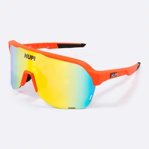 Óculos de Sol  HUPI Huez Laranja/Preto - Lente Laranja Espelhado