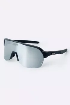 Óculos de Sol HUPI Huez Preto - Lente Prata Espelhado