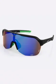 Óculos de Sol HUPI Huez Preto - Lente Verde Espelhado