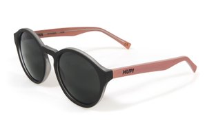 Óculos de Sol HUPI Kona Preto Fosco/Coral Lente Cinza
