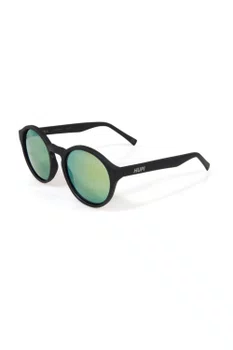 Óculos de Sol HUPI Kona Preto Fosco Lente Verde Espelhado