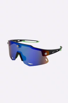 Óculos de Sol HUPI Magnetic Preto/verde - Lente Verde Espelhado