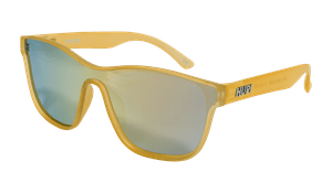 Óculos de Sol HUPI Major Amarelo - Lente Dourado Espelhado