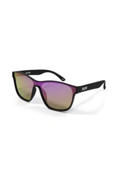 Óculos de Sol HUPI Major Preto - Lente Roxo Espelhado