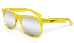Óculos de Sol HUPI Naja Infantil Amarelo Cristal - Lente Espelhada