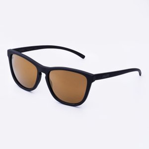 Óculos de Sol HUPI Paso Preto Fosco Lente Dourado Óculos de Sol HUPI Paso Preto Fosco Lente Dourado