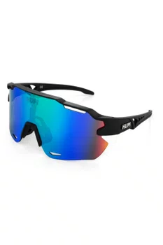 Óculos de Sol HUPI Quiriri Preto - Lente Verde Espelhado