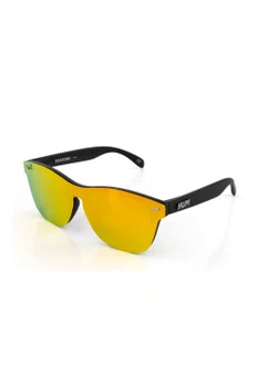 Óculos de Sol HUPI Seasons Preto - Lente Dourado Espelhado