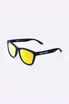 Óculos de Sol HUPI Sole Sertões Preto - Lente Dourada 