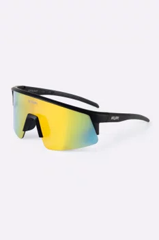 Óculos de Sol HUPI Sprint Preto Lente Dourado Espelhado