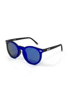 Óculos de Sol HUPI Tulum Preto - Lente Azul Espelhado