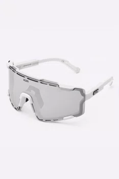 Óculos de Sol HUPI Vapor Branco - Lente Cinza Espelhado